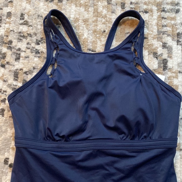 Athleta High Neck Bra Cup Bra‎ Tankini - Picture 3 of 10